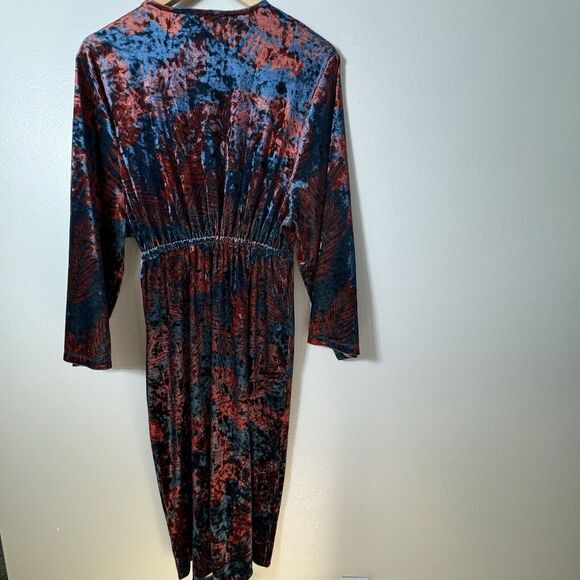 Anthropologie Palm Velvet Kimono OS by RIYA - Picture 10 of 13